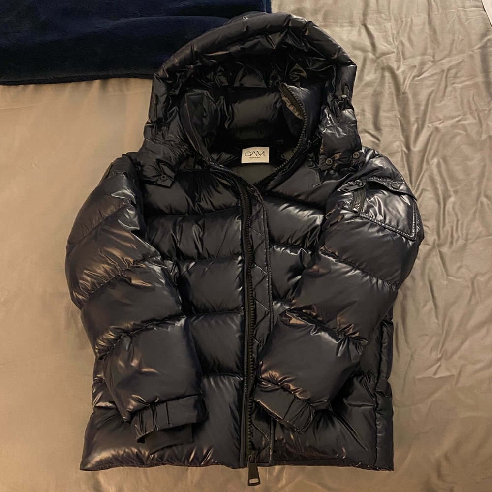 SAM. Glacier Down Jacket Parka Dark Marin Blue